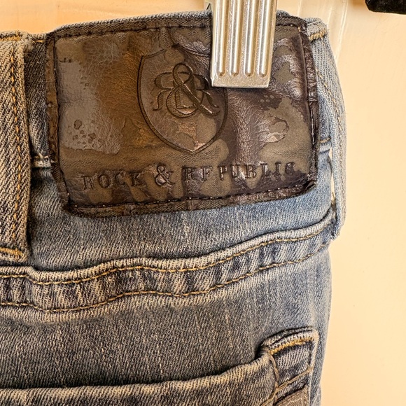 Rock & Republic Men’s Straight Leg Blue Jeans Size 36x32 - Picture 5 of 9